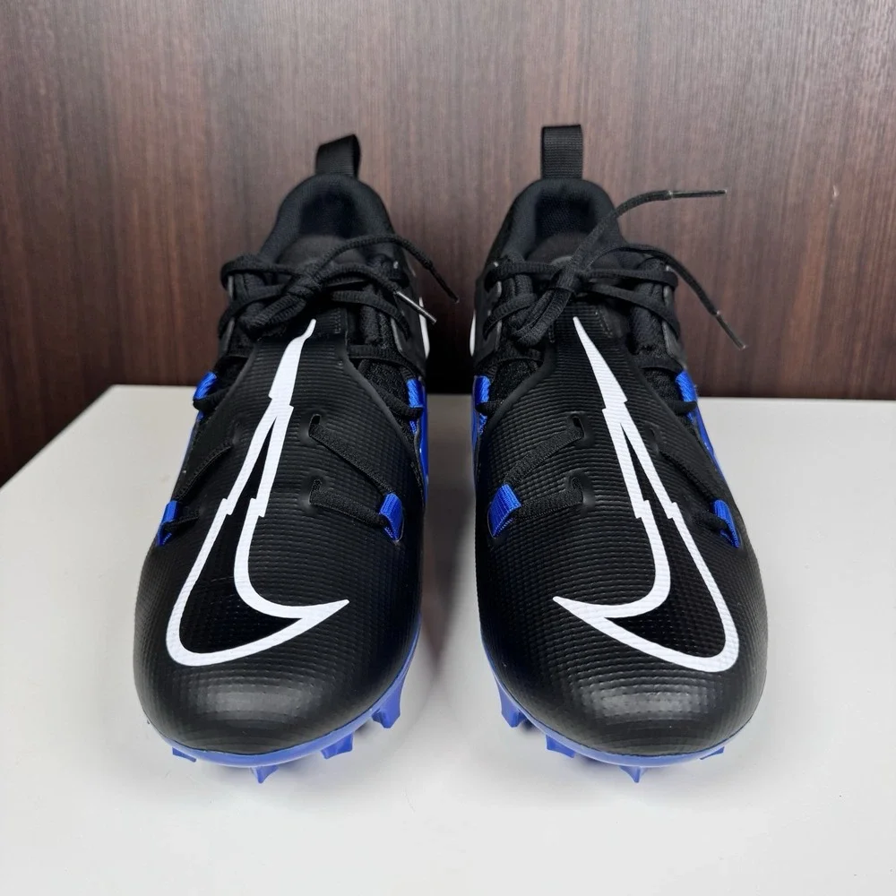 Nike Alpha Menace Pro 3 Football Cleats Black Blue CT6649-007 Men Size 11